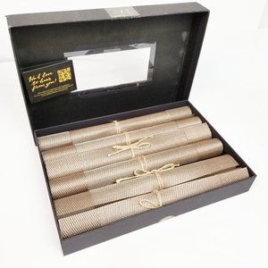 Casademont Home Set of 6 Metallic Brown Placemats
